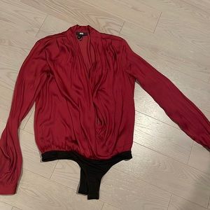 Paige bodysuit Burgundy Medium